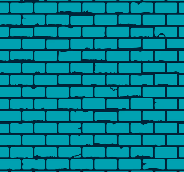 Aqua obývací pokoj tapeta - TenStickers