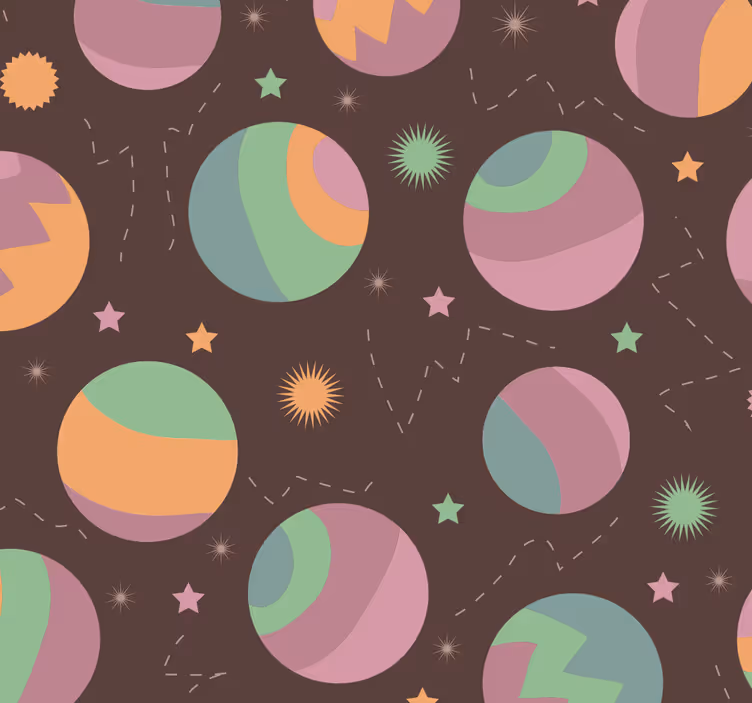Hvězdný vesmírný prvek tapeta - TenStickers