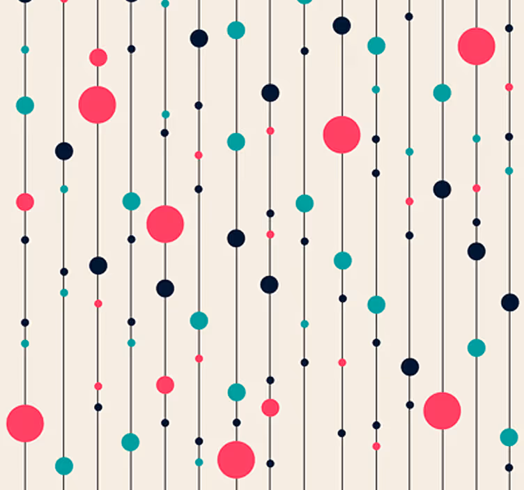 Zábava polka dot tapeta pro vás! - TenStickers