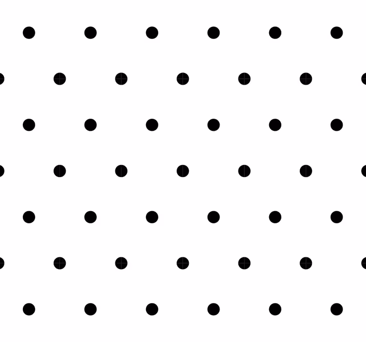Tečky na bílém pozadí flekatá tapeta - TenStickers