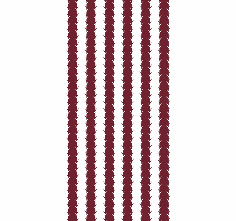 Geometrický vzor listů Tapeta do obývacího pokoje - TenStickers
