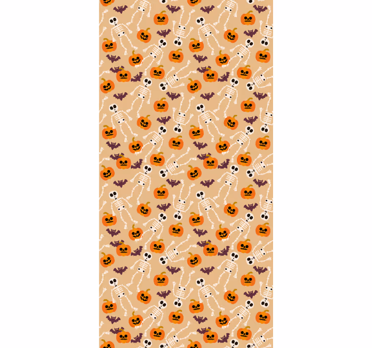 Tapeta pro předvečer všech svatých děsivý vzor - TenStickers