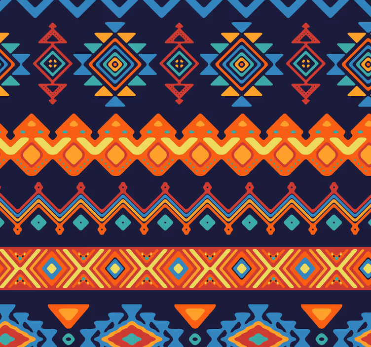 Africké domorodé tematické tapeta na textil - TenStickers