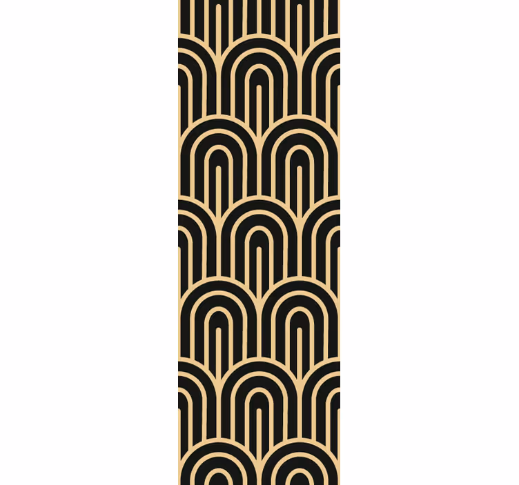 Geometrický oblouk Geometrická tapeta - TenStickers