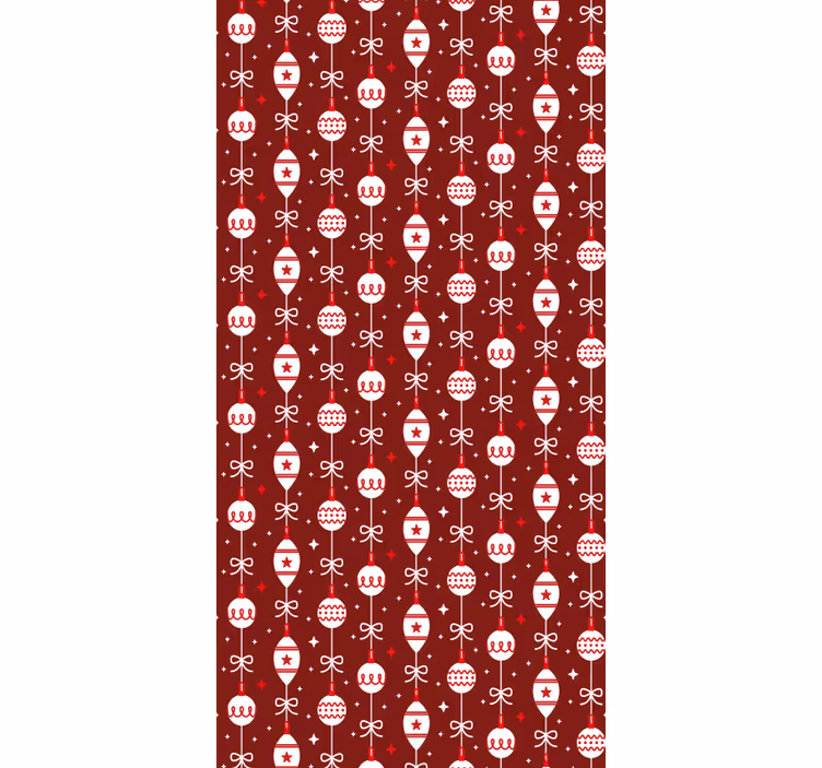 Slavnostní motiv lebky Vánoční tapeta - TenStickers