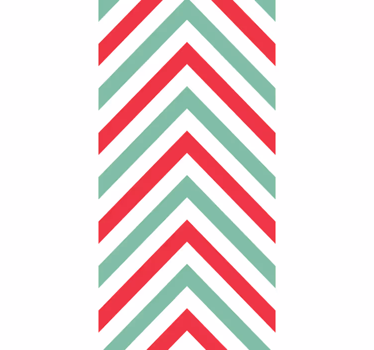 Chevron klikatý vzor Geometrická tapeta - TenStickers