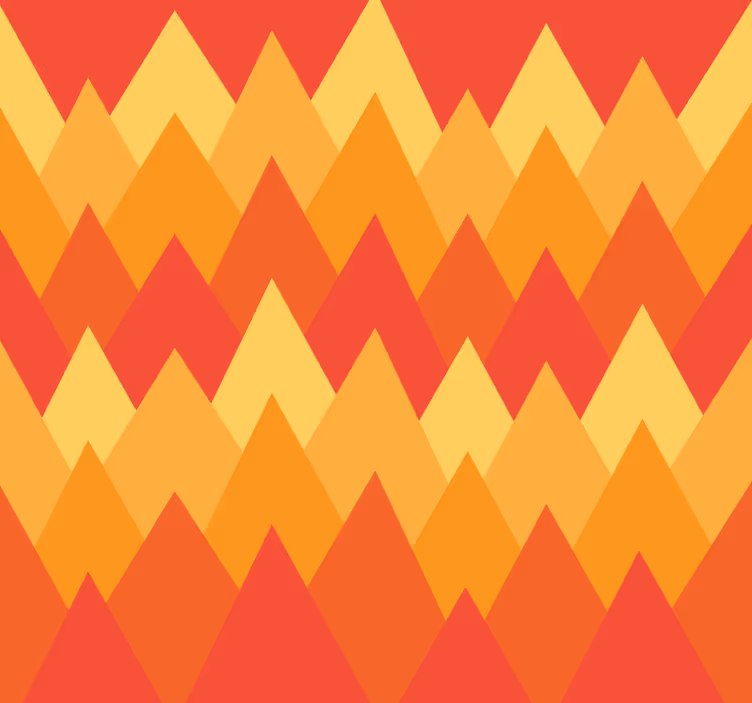 Geometrické abstraktní hory trojúhelník tapeta - TenStickers