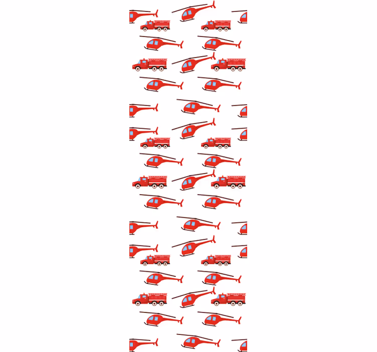 Požární vrtulník tapeta - TenStickers