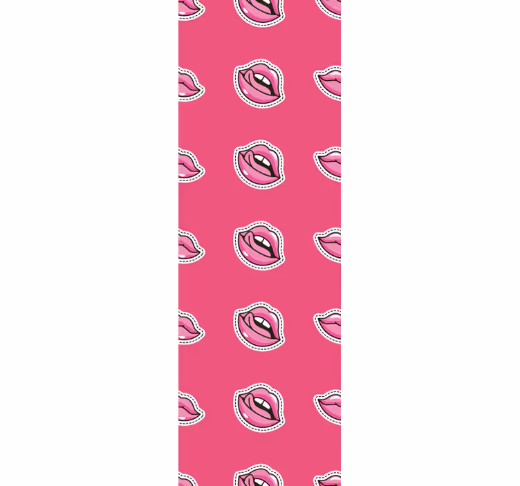 Design vzoru rtů Umělecká tapeta - TenStickers