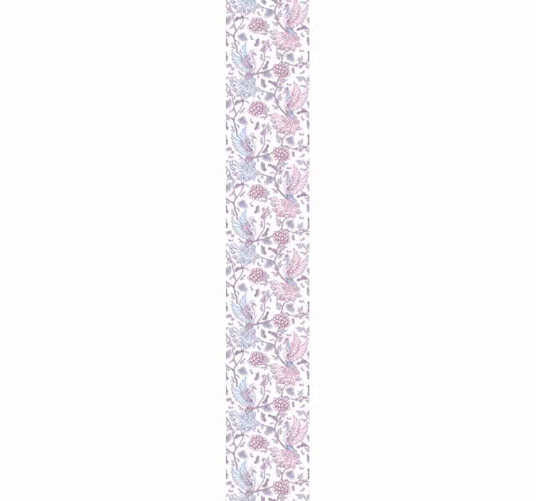 Květiny a zvířecí vzory tapeta - TenStickers