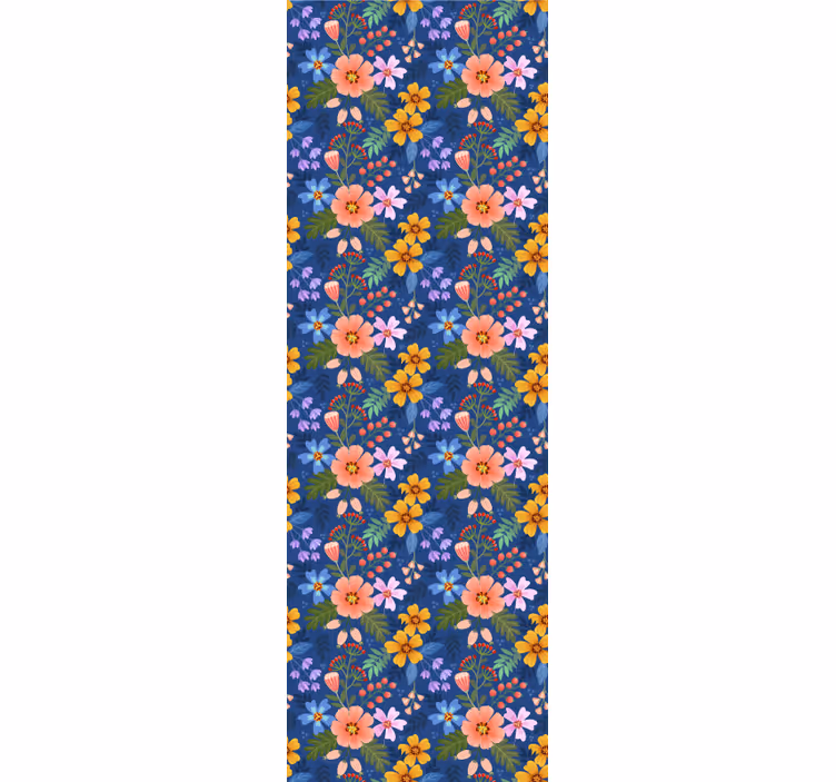 Květinový vzor kytice květinová tapeta - TenStickers