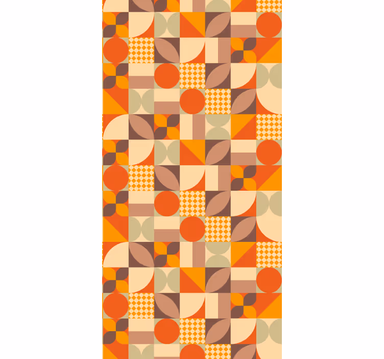 Geometrický tvar mosiac abstraktní tapeta - TenStickers