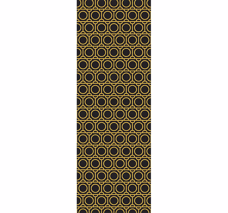 Geometrické kroužky Geometrická tapeta - TenStickers