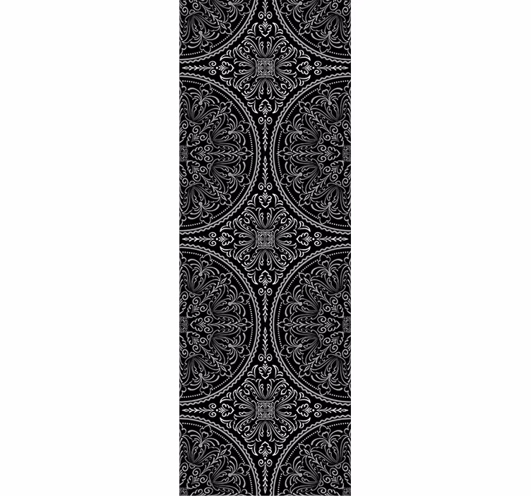 Květinové tapeta ve stylu zentangle - TenStickers