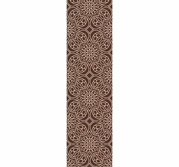 Mandala ornament květinové tapeta - TenStickers