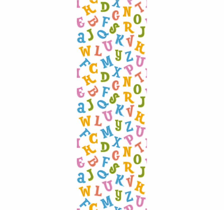 Abeceda pro děti dopis tapeta - TenStickers