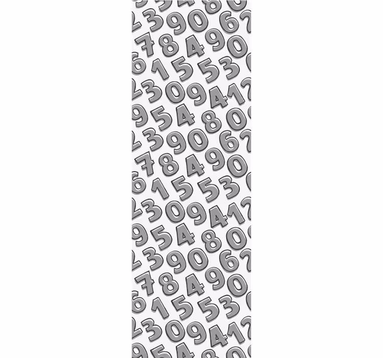 čísla smíšené tapeta - TenStickers