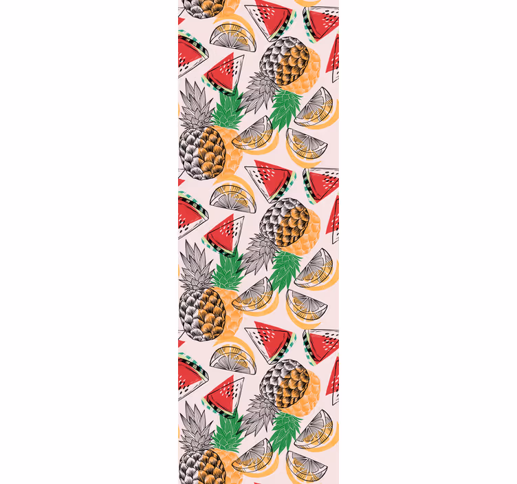 Letní tisk ananas moderní tapeta - TenStickers