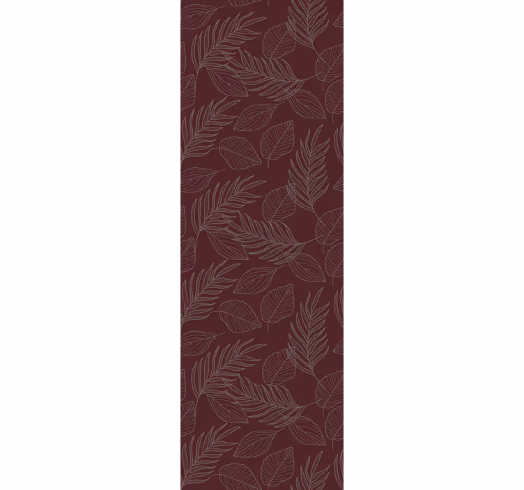 Botanický listový design Dopisní tapeta - TenStickers