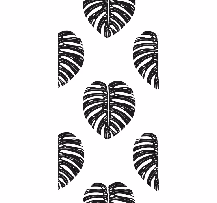 Vzor listu monstera Dopisní tapeta - TenStickers
