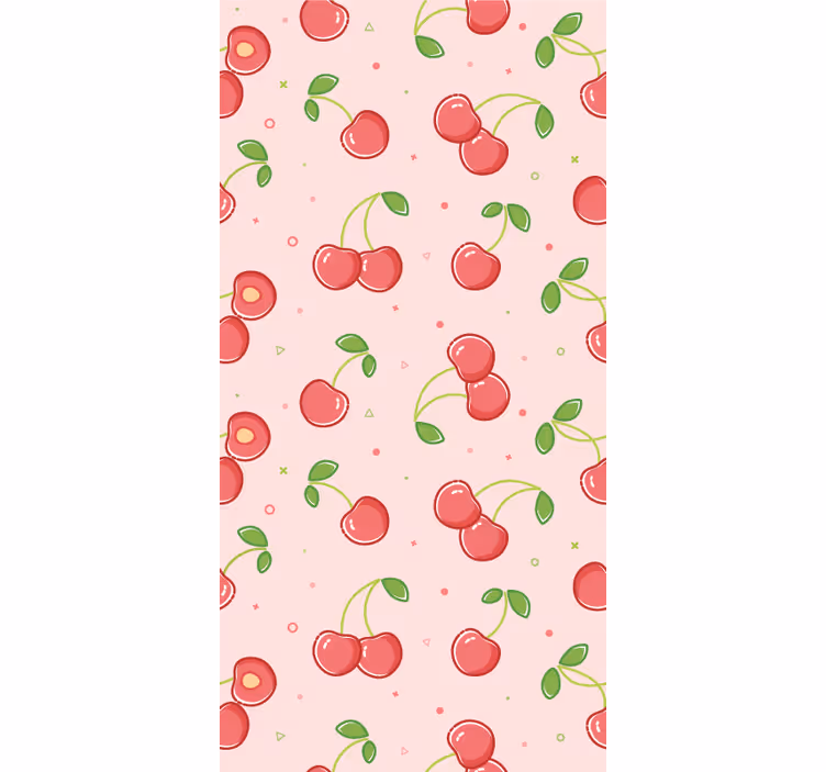 Růžové třešně děti tapeta - TenStickers