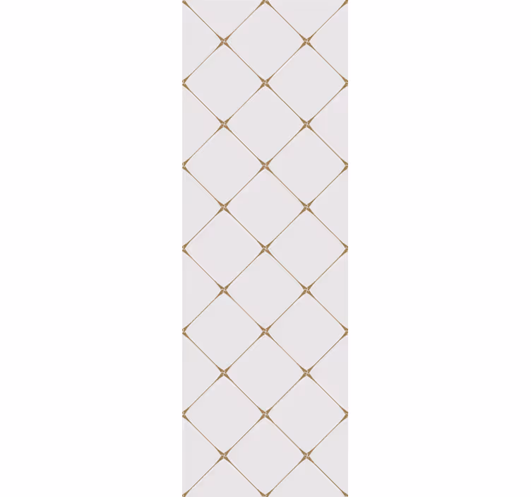 Geometrické diamantové čáry čtvercová tapeta - TenStickers