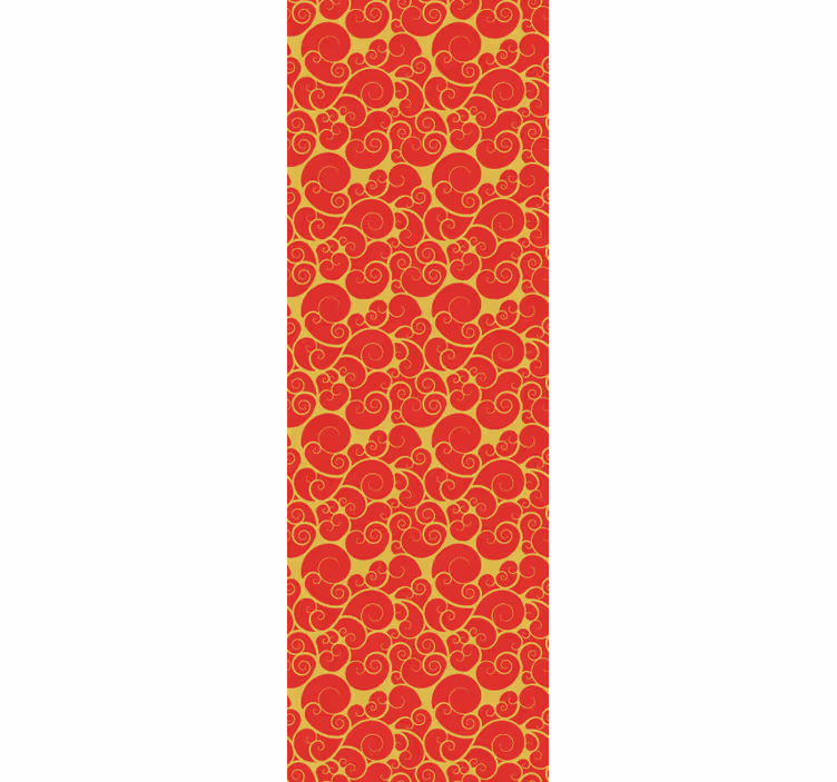 Tapeta do obývacího pokoje s ornamentálním vzorem - TenStickers