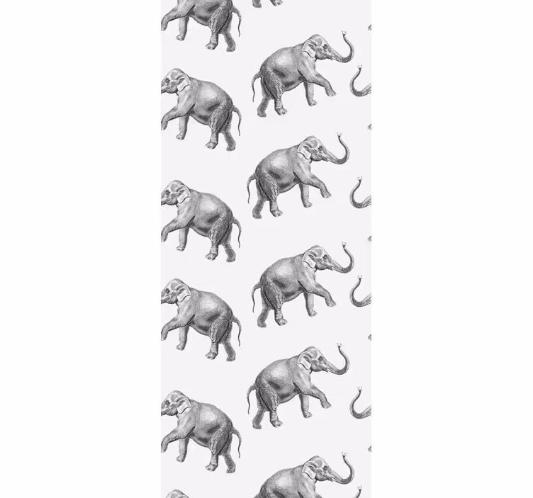 Sloní opakování Slon tapeta - TenStickers