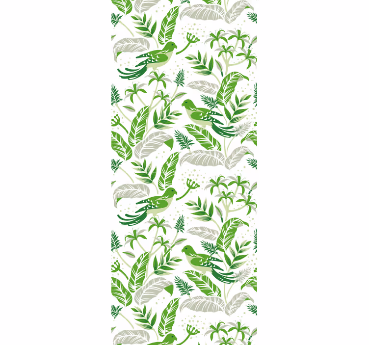 Botanický motiv Dopisní tapeta - TenStickers