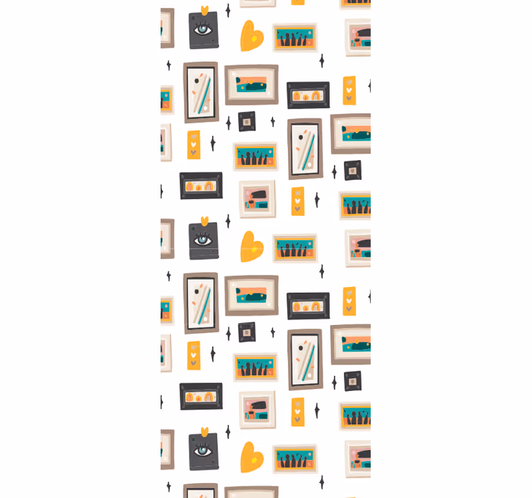 Retro kancelářské motivy Průmyslové tapety - TenStickers