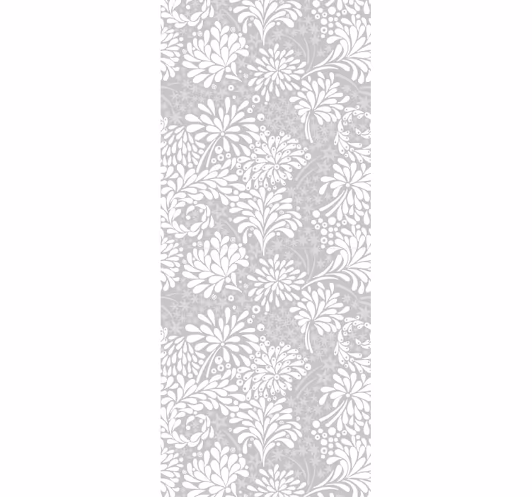 Botanické pole Květinový ornament tapeta - TenStickers