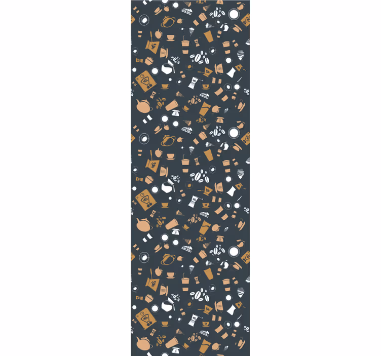 Tapeta pro jídelny s kávovými motivy - TenStickers