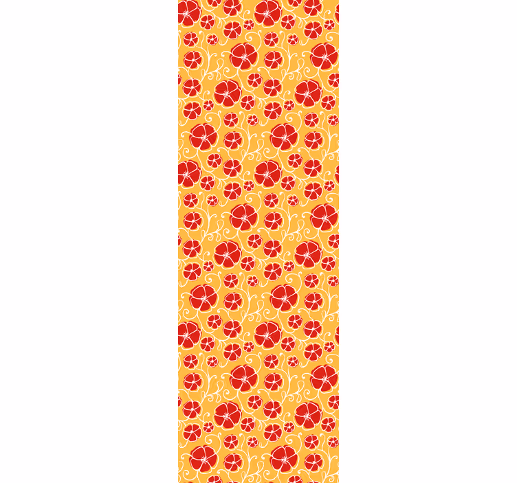 Ozdobný citrusový vzor Ozdobná tapeta - TenStickers