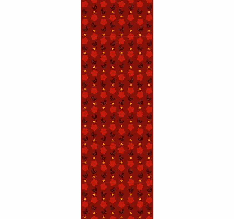 červené polka vzory Tapeta tečka - TenStickers