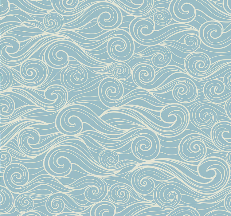Relaxační tapeta oceánu vlny - TenStickers