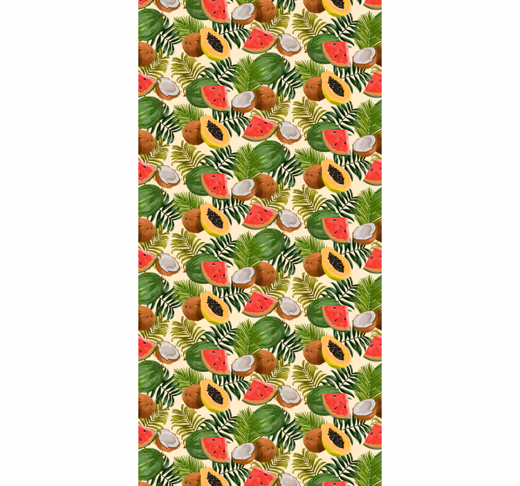 Tropická ovocná fiesta Příroda tapeta - TenStickers