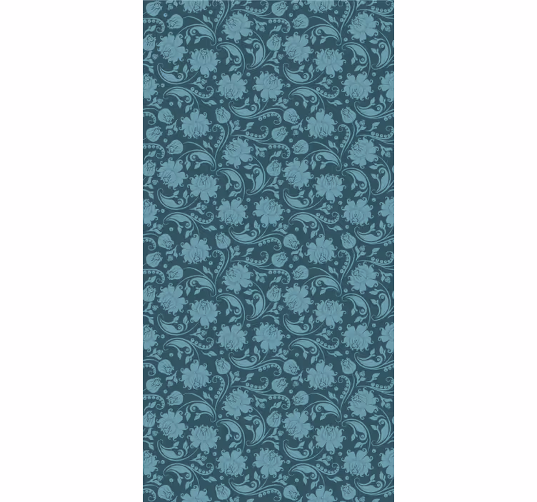 Ozdobený vzkvétat vzor Květinový ornament tapeta - TenStickers