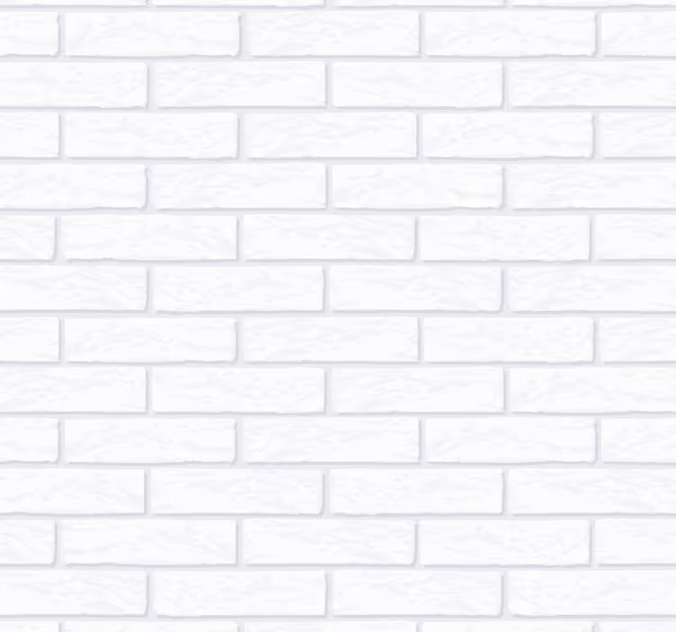 Bílá cihla vzor cihlová tapeta - TenStickers