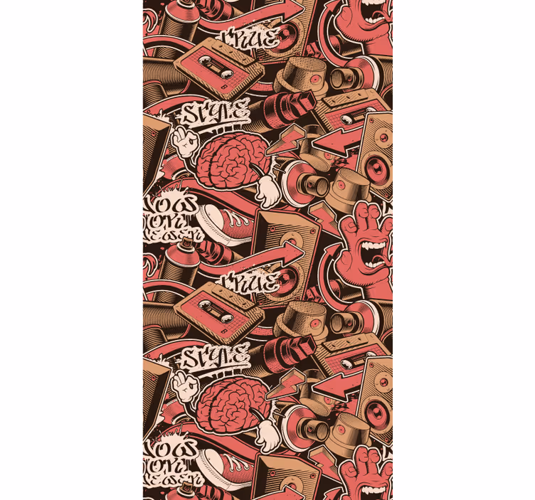 Eklektický brainstorming Umělecká tapeta - TenStickers