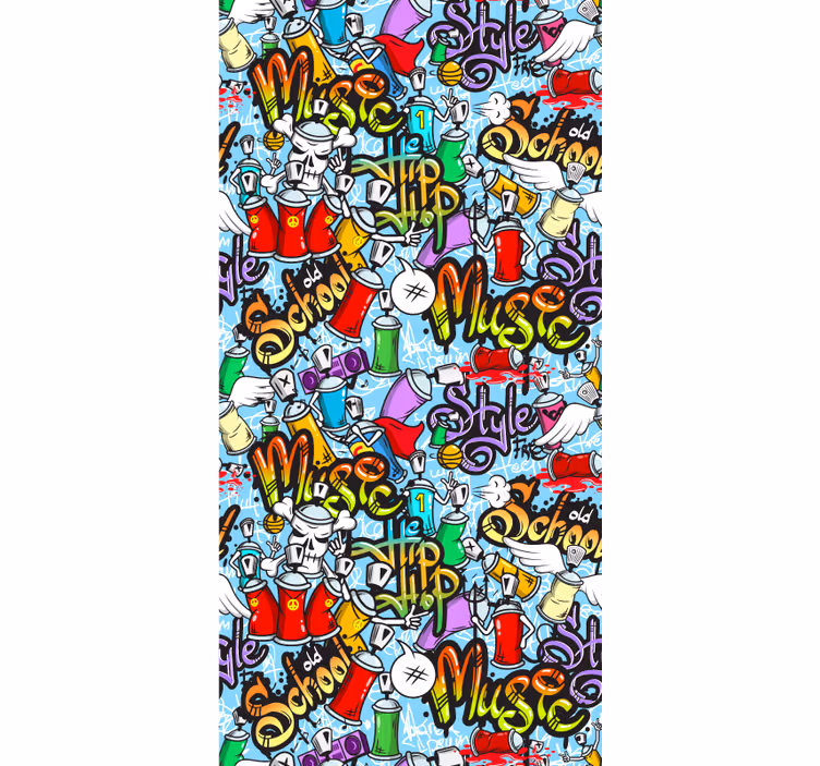 Barevné graffiti nástěnné značky umění tapeta - TenStickers
