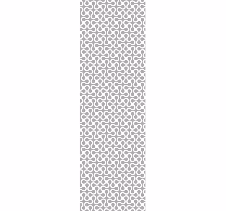 Moderní bílý twister moderní tapeta - TenStickers