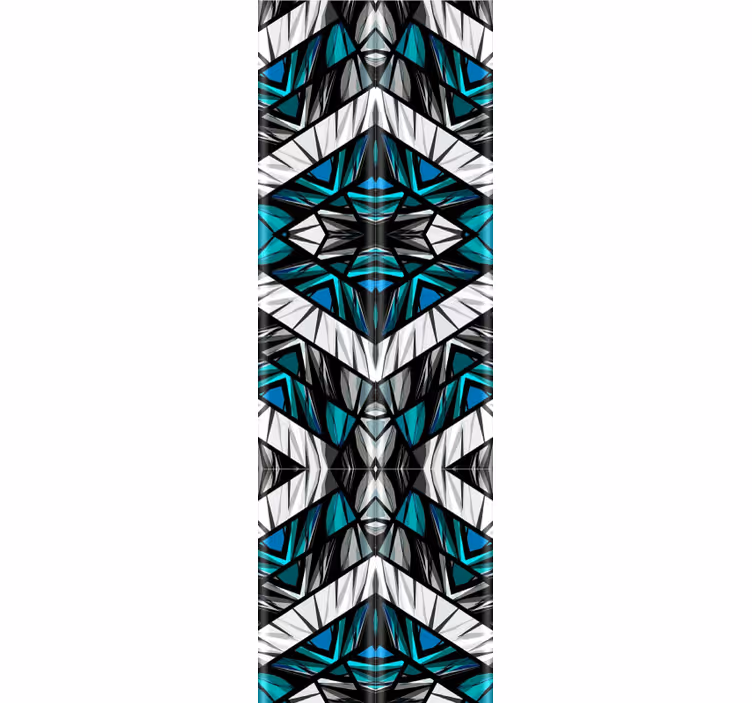 Kaleidoskopická symetrie Geometrická tapeta - TenStickers