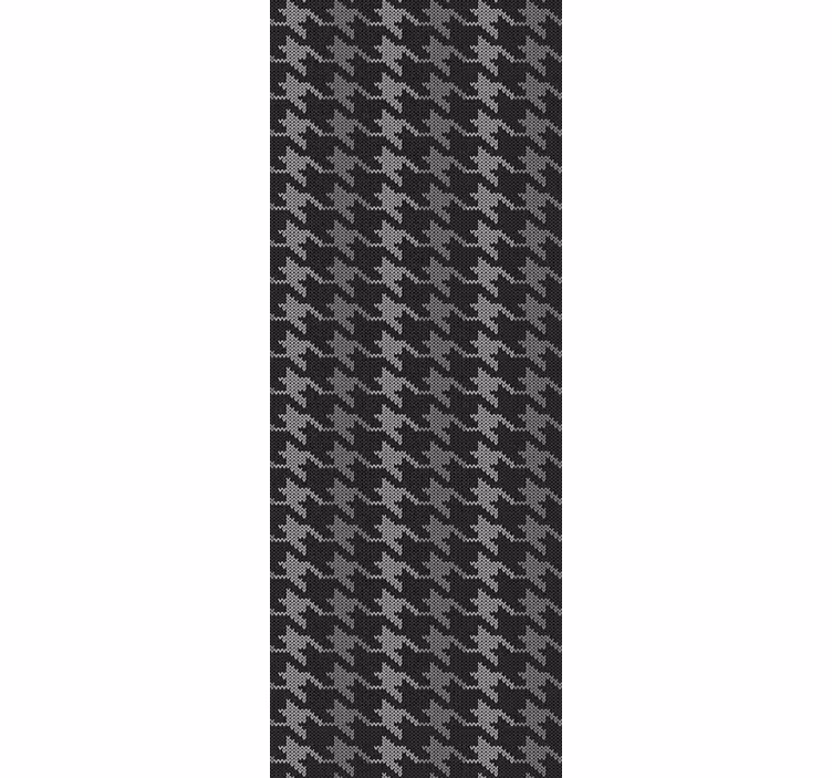 Vzor houndstooth Kancelářská tapeta - TenStickers