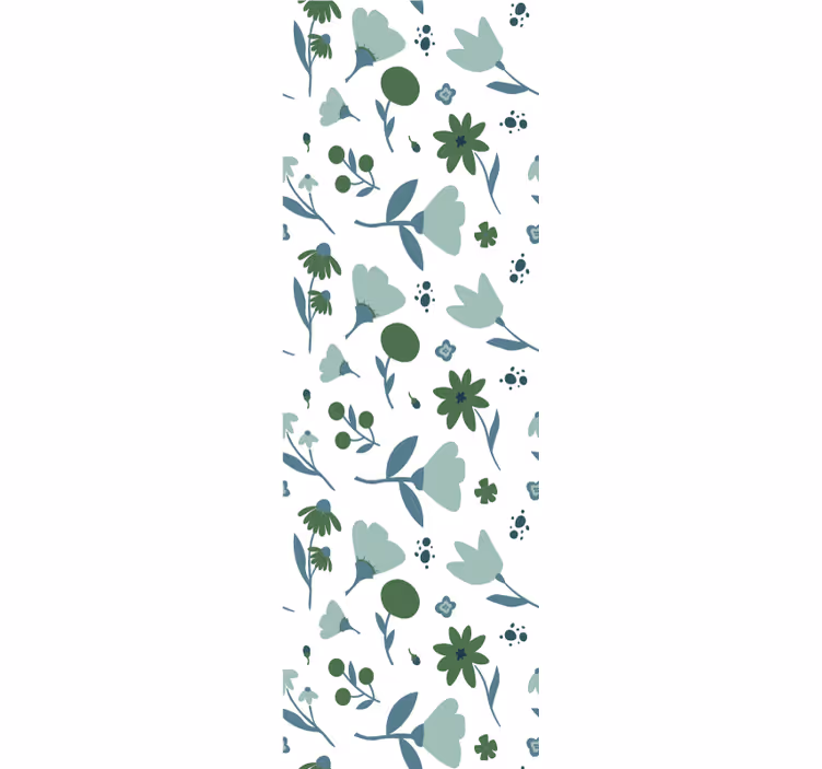 Botanický květ květinová tapeta - TenStickers