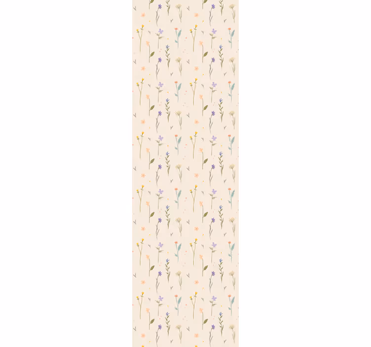 Svěží minimalistický styl květinové tapeta - TenStickers
