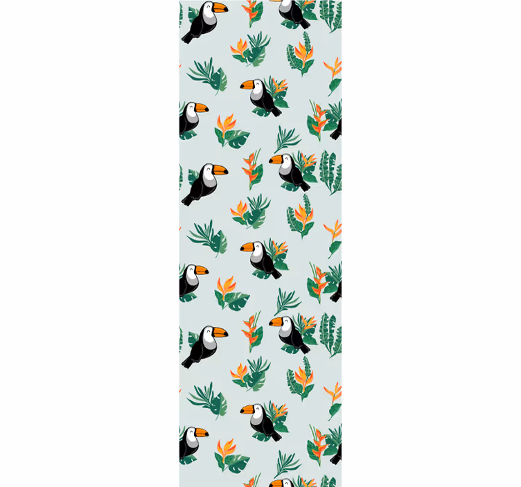 Design tropických tukanů Zvířecí tapeta - TenStickers