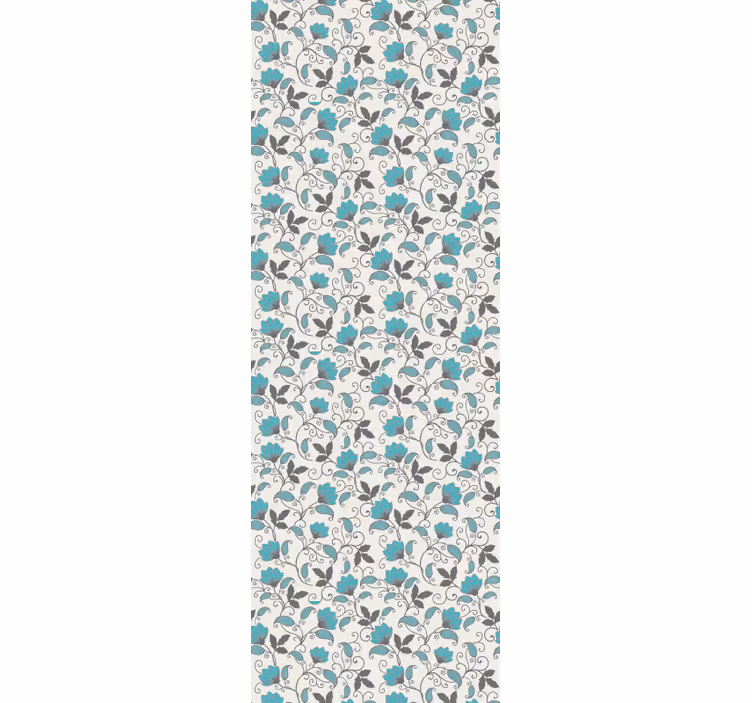 Inspirace květinovými dlaždicemi Květinový ornament tapeta - TenStickers