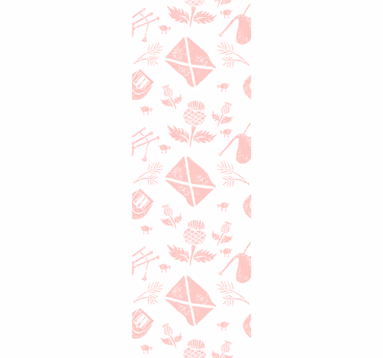 Geometrická botanika Ozdobná tapeta - TenStickers