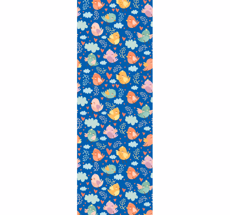 Barevní přátelé Ptáci tapeta - TenStickers