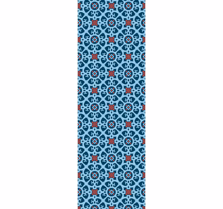 Indický květinový styl tapeta - TenStickers